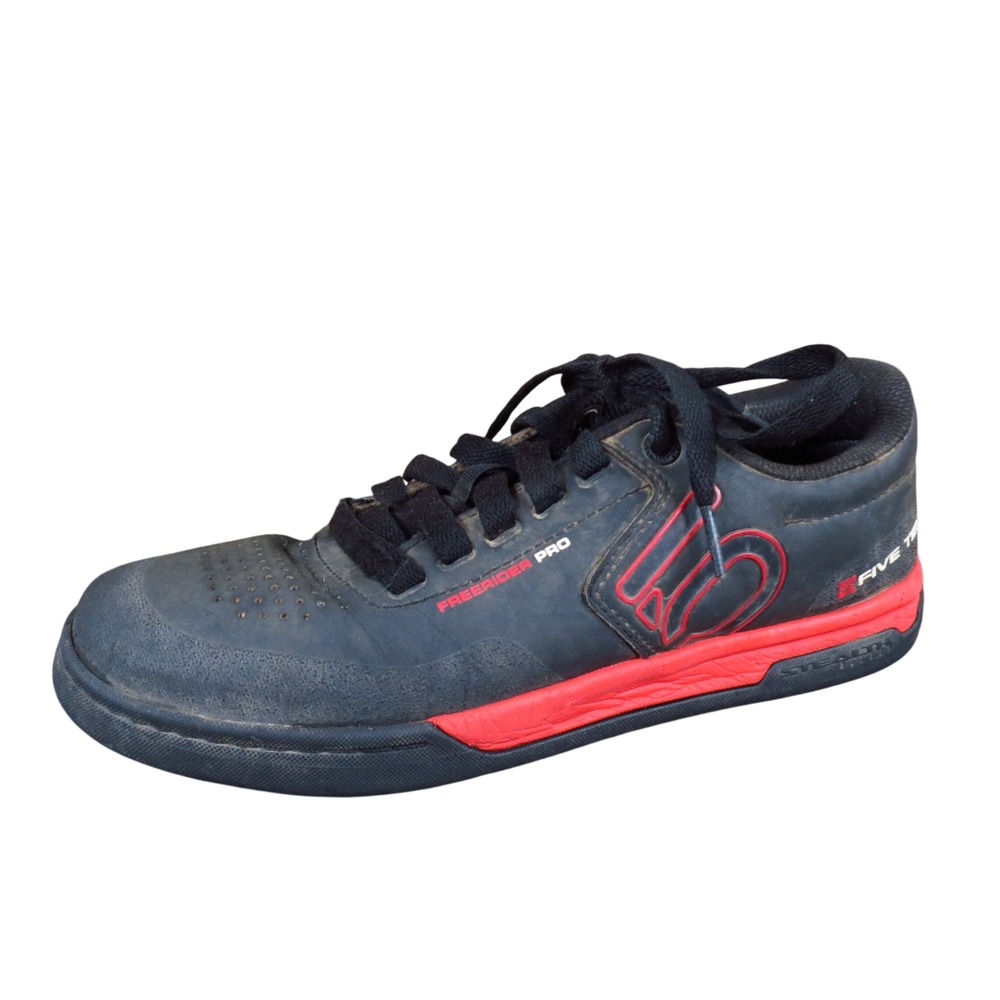 Five Ten Freerider Pro Mens Mountain Bike Shoes Size 8 MTB Trail Black Red 5383